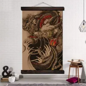 Tableau dragon Japonais Tableau Japonais Tableau Monde