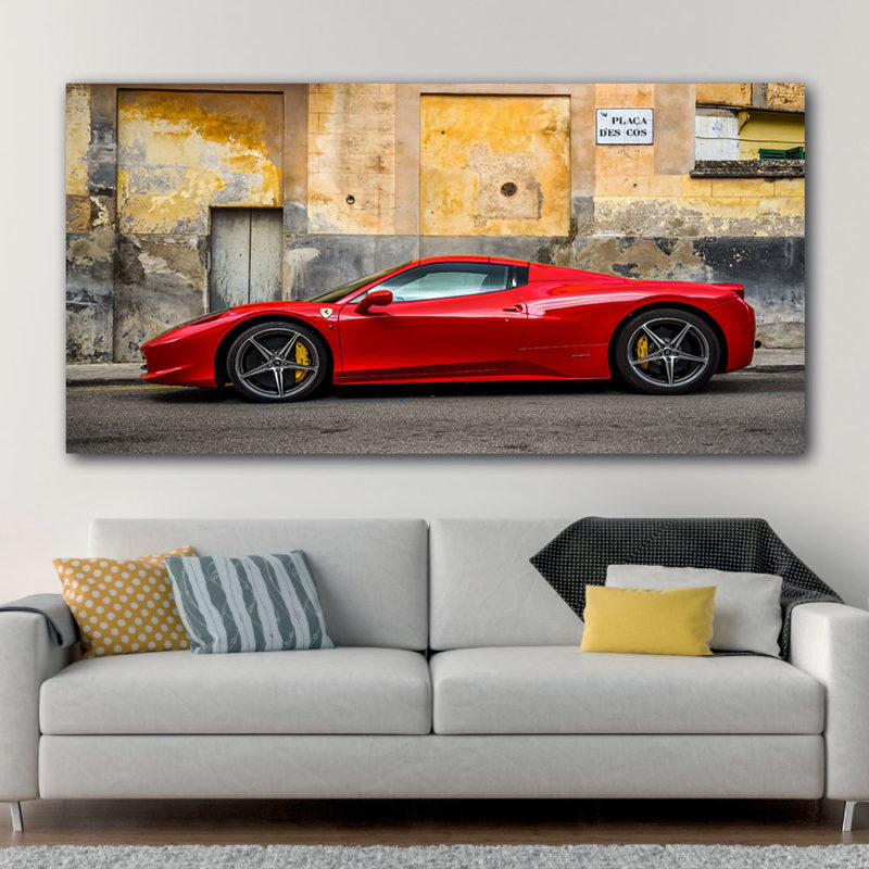 Tableau Ferrari 458 Rouge
