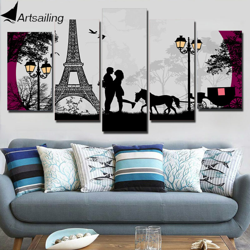 Tableau Paris ville de l&rsquo;amour