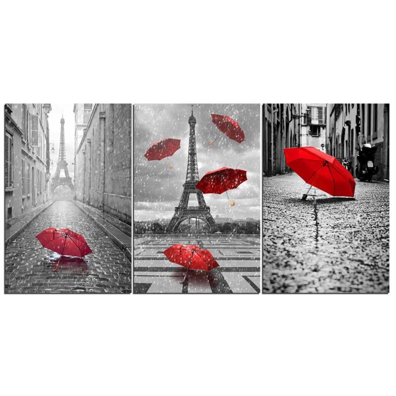 Paris et parapluies