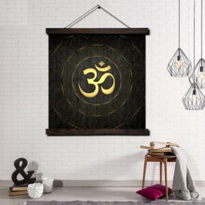 Tableau Aum doré Tableau Feng Shui Tableau Zen