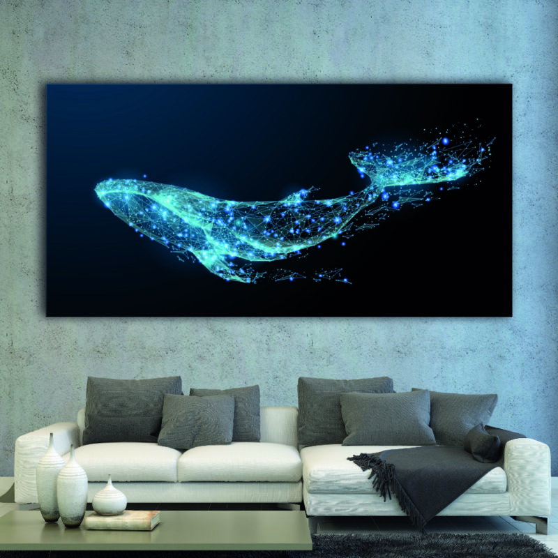 Tableau Baleine cybernétique Uncategorized