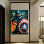 Tableau Captain America Tableau Marvel Tableau Geek