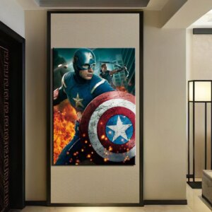 Tableau Captain America Tableau Marvel Tableau Geek