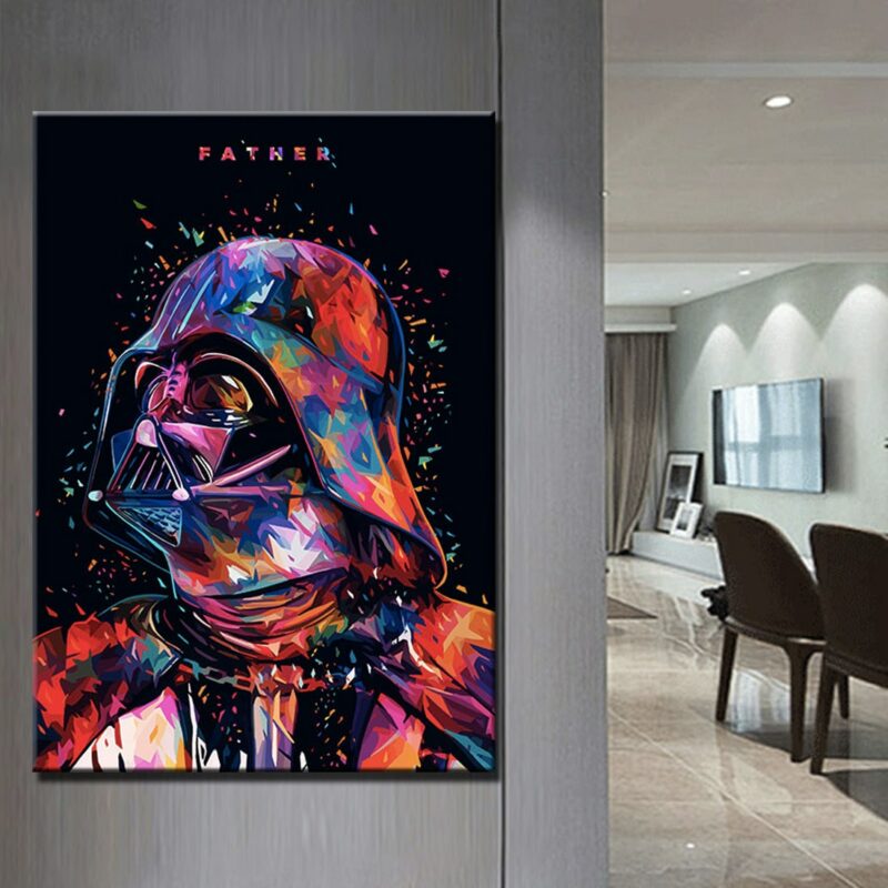 Tableau Dark Vador Pop