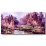 Tableau Forêt bucolique Tableau Paysage Tableau Arbre Tableau Nature