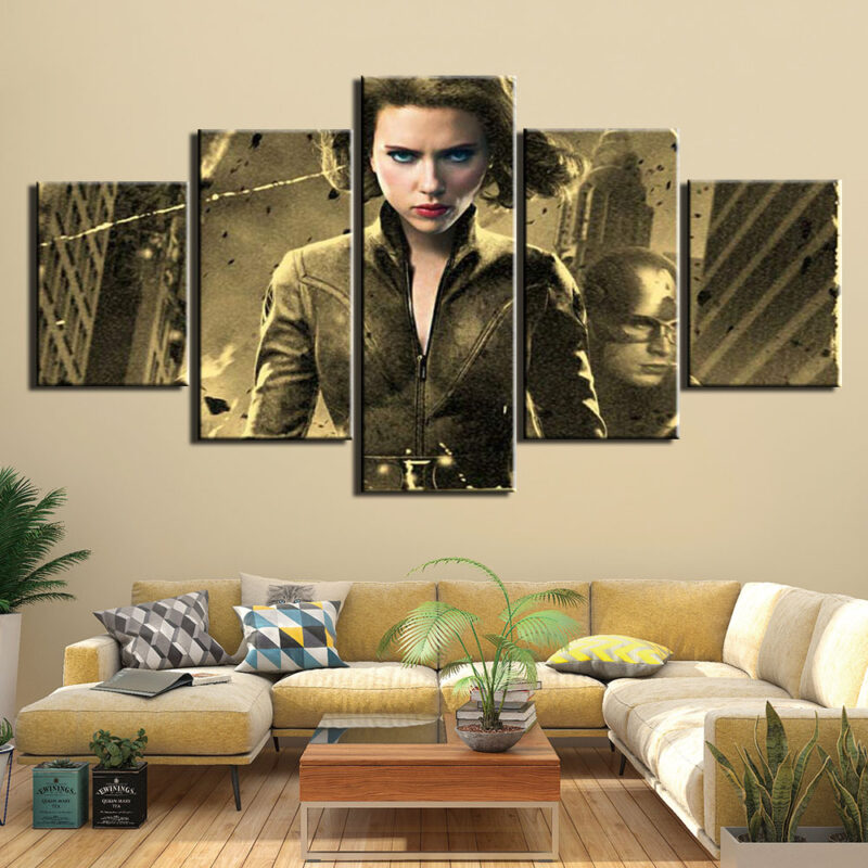 Tableau La Veuve Noire Tableau Marvel Tableau Geek