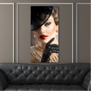Tableau La dame Tableau Vintage Tableaux originaux