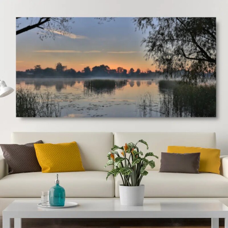 Tableau Lever du soleil dans la mangrove Tableau Paysage Tableau Nature