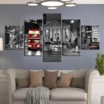 Tableau Londres noir et blanc