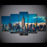Tableau Manhattan Empire State Building Tableau New York Tableau Ville