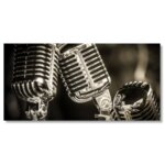 Tableau Microphone de studio Tableau Vintage