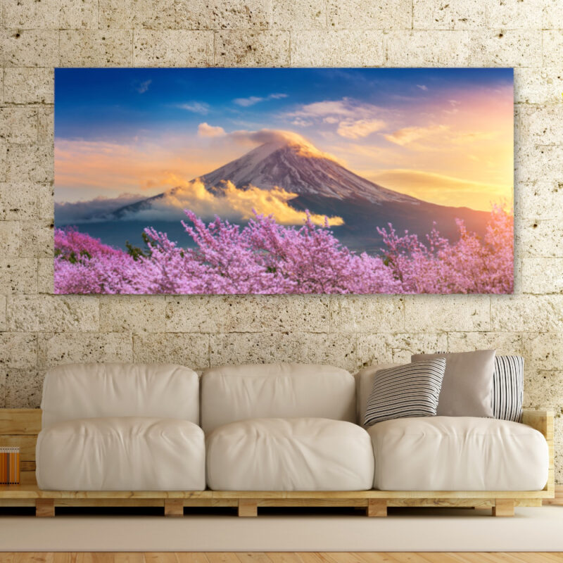 Tableau Mont Fuji Tableau Montagne Tableau Nature Tableau Paysage