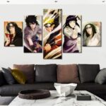 Tableau Naruto, Itachi, Sasuke, Kakashi, Gaara