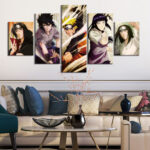 Tableau Naruto, Itachi, Sasuke, Kakashi, Gaara Tableau Naruto Tableau Geek