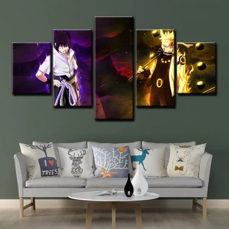 Tableau Naruto Shippuden – Naruto et Sasuke