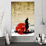 Tableau Samouraï Tableau Japonais Tableau Monde