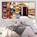 Tableau Vaisselle marocaine Tableau Autres Villes Tableau Ville Tableaux originaux
