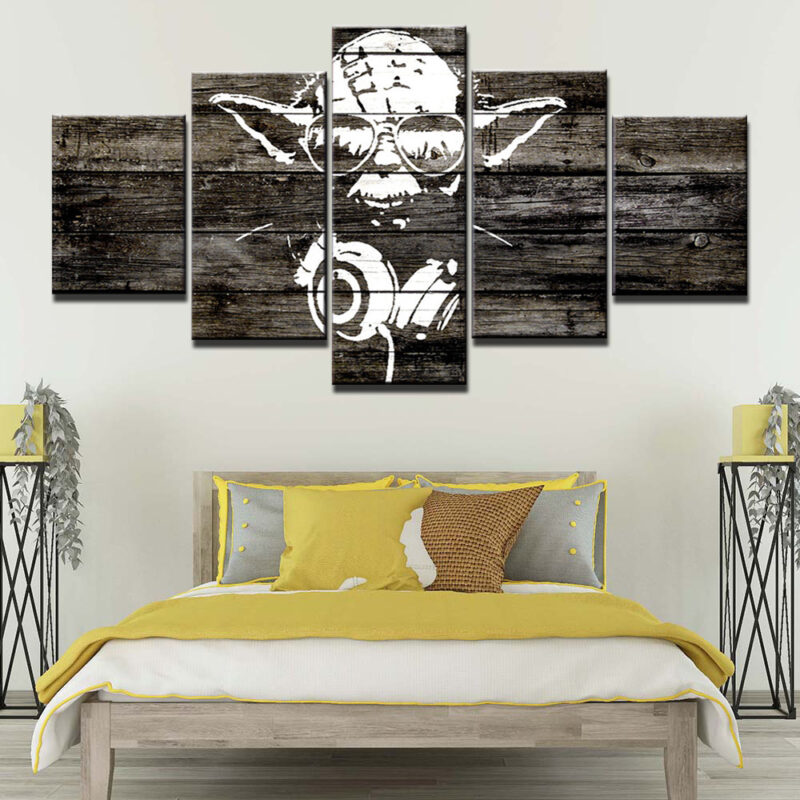 Tableau Yoda moderne Tableau Star Wars Tableau Geek