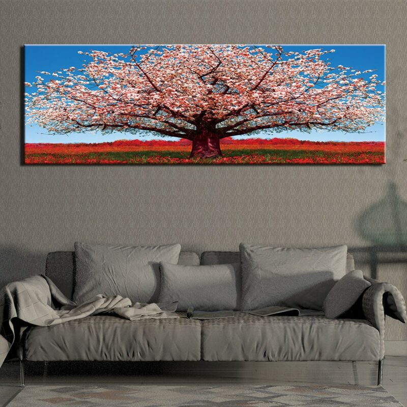 Tableau arbre à fleurs Tableau Arbre Tableau Nature taille: XS