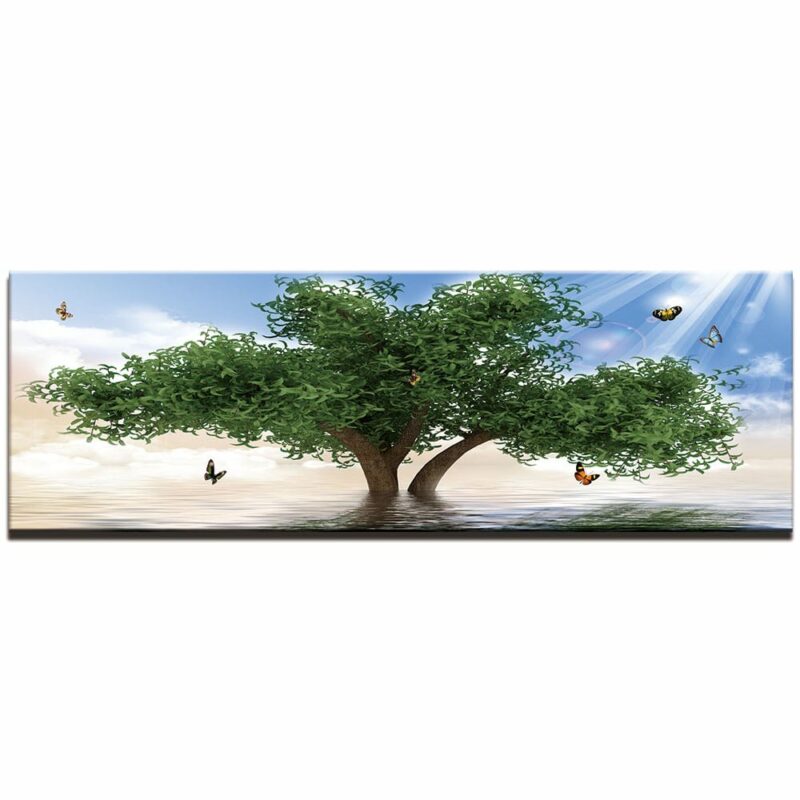 Tableau arbre et papillons