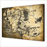 Tableau carte ancienne