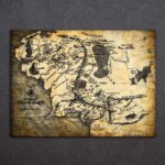 Tableau carte ancienne