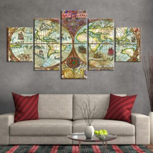 Tableau carte du monde navigateur
