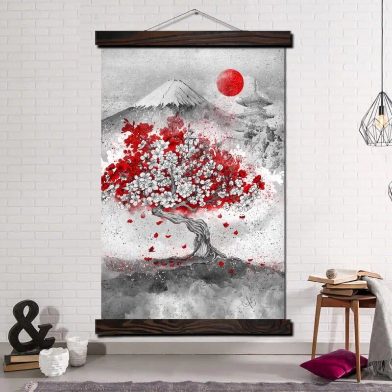 Tableau cerisier japonais