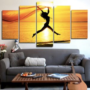 Tableau danse sur la plage