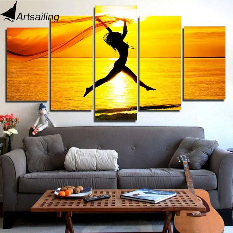Tableau danse sur la plage
