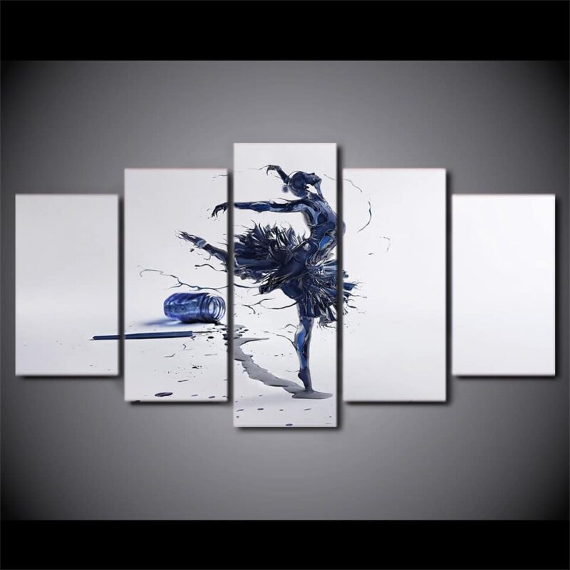Tableau danseuse encre