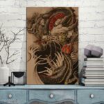 Tableau dragon Japonais Tableau Japonais Tableau Monde