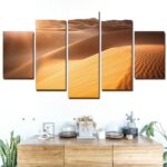 Tableau dunes de sable dans le désert