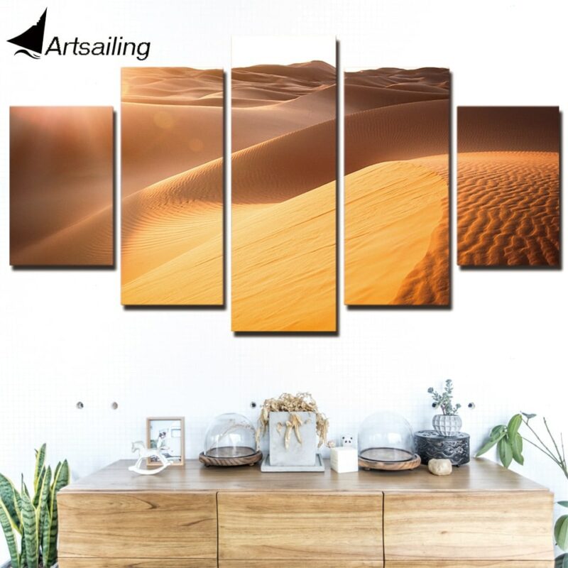 Tableau dunes de sable dans le désert Tableau Oriental Tableau Monde