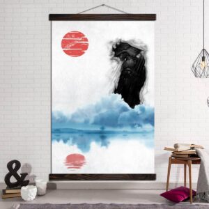 Tableau esprit du samouraï Tableau Japonais Tableau Monde