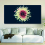 Tableau fleur solitaire Uncategorized