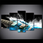 Tableau guitare abstraite Tableau Abstrait