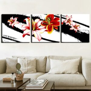 Tableau hibiscus Tableau Fleur Tableau Nature taille: S