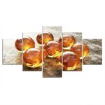 Tableau les 7 Dragon Balls Tableau Dragon Ball Z Tableau Geek