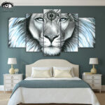 Tableau lion spirituel
