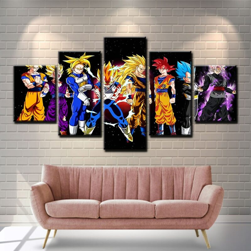 Tableau personnages Dragon Ball
