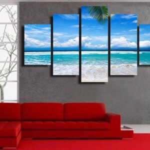 Tableau plage paradisiaque Tableau Mer Tableau Nature format: Horizontal