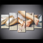Tableau pointe de danseuse Tableau Danseuse Tableau Sport