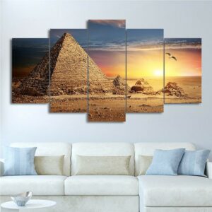 Tableau pyramides égyptienne