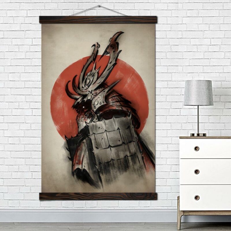 Tableau samouraï au soleil levant Tableau Japonais Tableau Monde