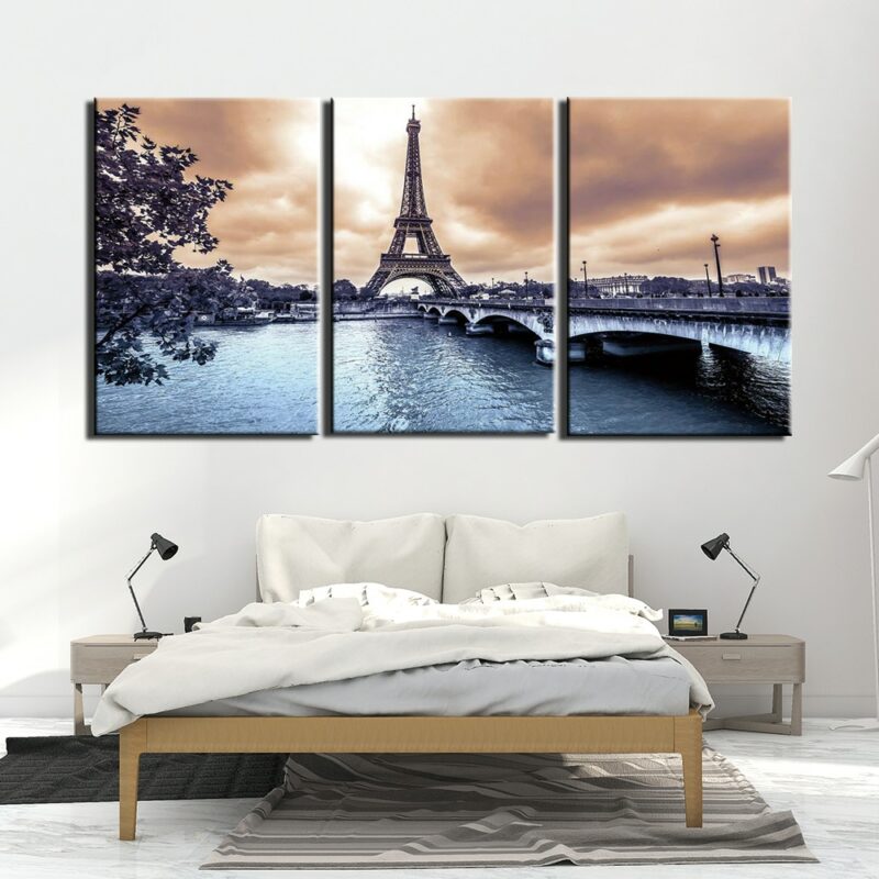 Tableau tour Eiffel du pont d&rsquo;Iena