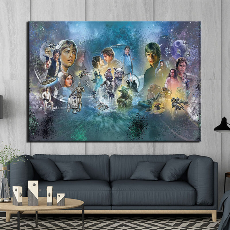 Tableau-trilogie-originale-star-wars Tableau trilogie originale star wars