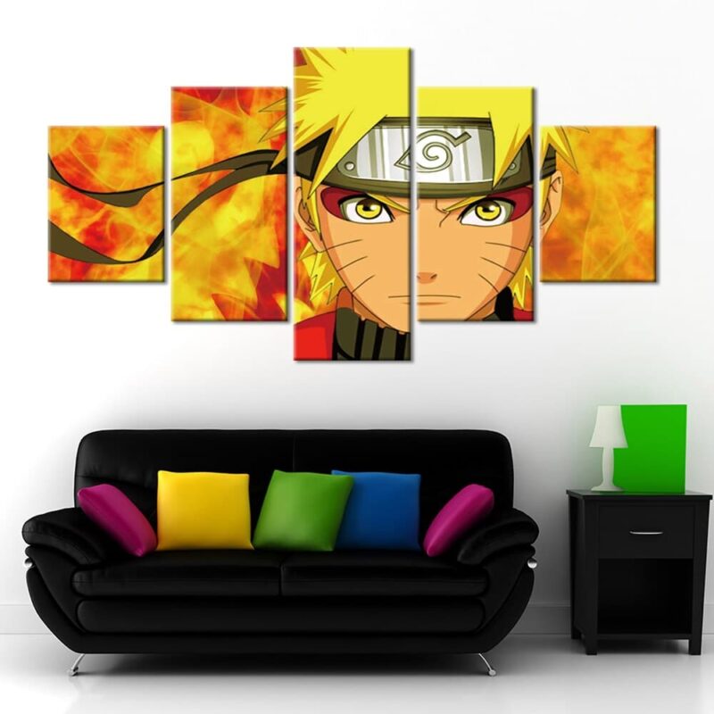Tableau visage Naruto