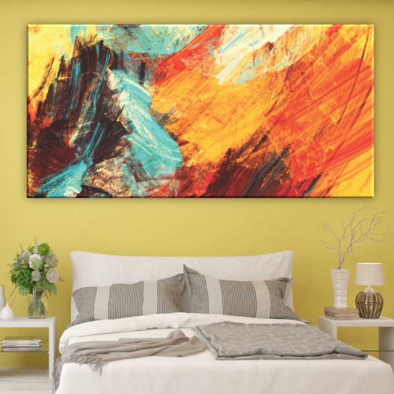 Tableau peinture psychédélique Tableau Abstrait